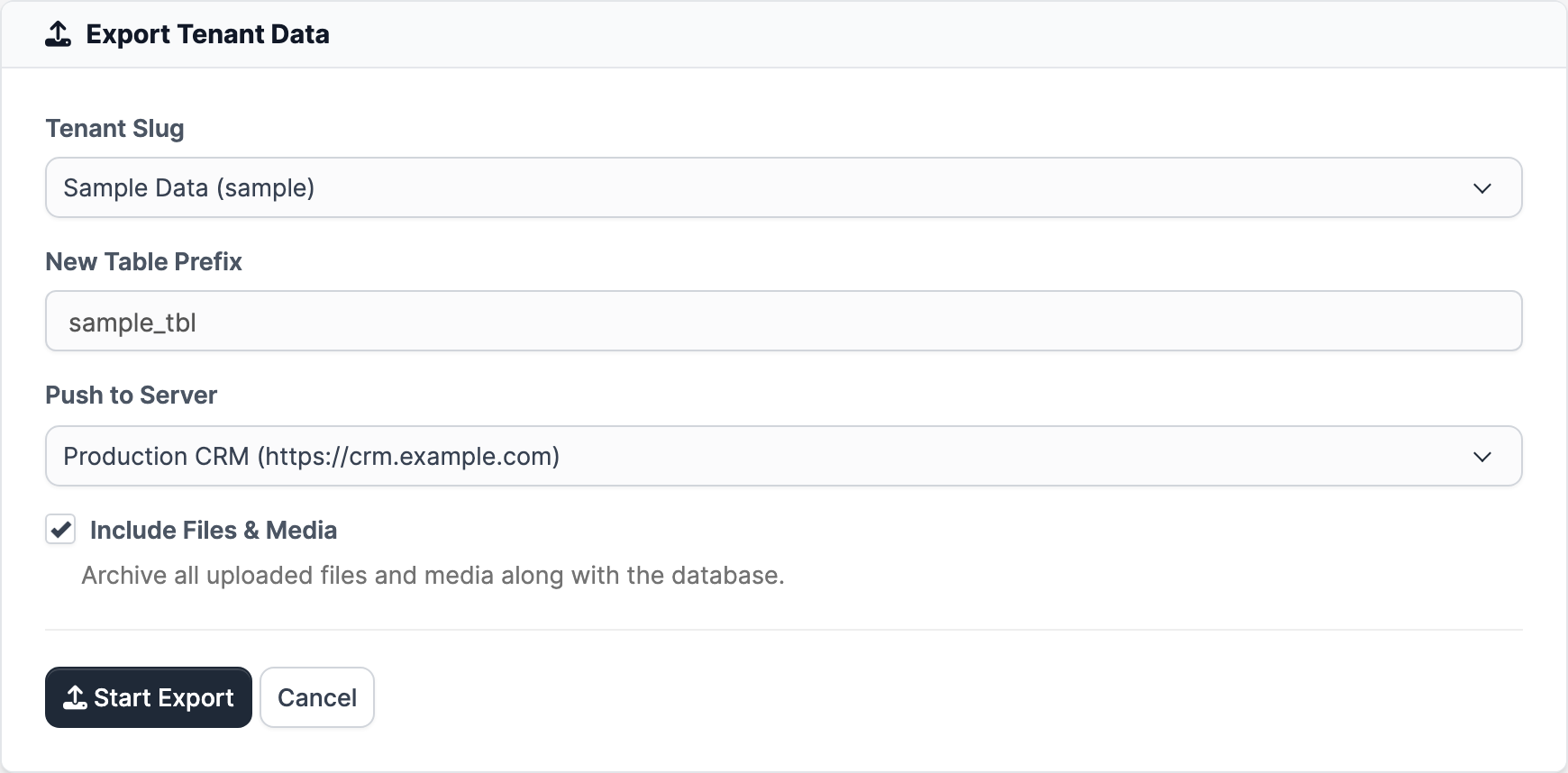 Export Data
